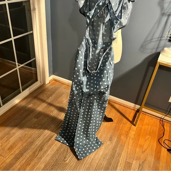 Fashion nova Polka dot open back jumpsuit - Picture 11 of 14